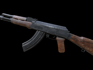 Assault rifle Ak-47 3D Model
