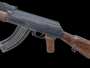 Assault rifle Ak-47 3D Model