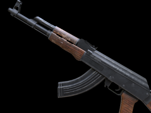 Assault rifle Ak-47 3D Model