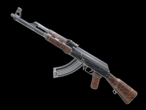 Assault rifle Ak-47 3D Model
