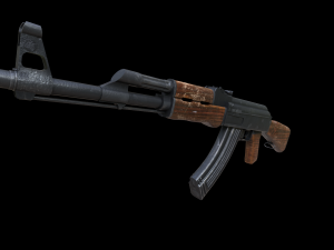 Assault rifle Ak-47 3D Model