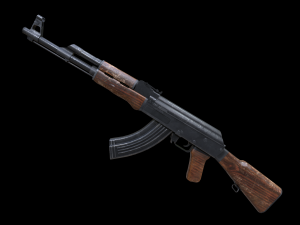Assault rifle Ak-47 3D Model