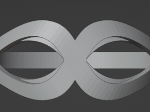 Simple designed ring Model 3D