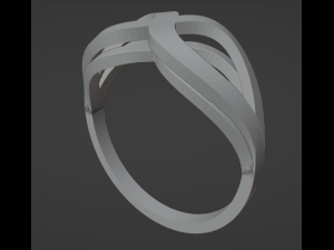 Simple designed ring Model 3D