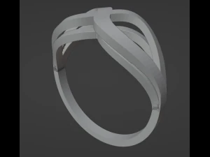 Simple designed ring 3D Model