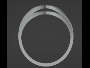 Simple designed ring 3D Model
