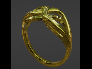 Simple designed ring 3D Model