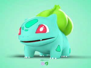 Pok&eacute;mon Bulbasaur Modello 3D