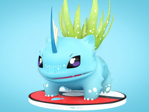 Pokemon Bulbasaur Water Concept 3D 模型