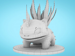 Pokemon Bulbasaur Water Concept 3D 模型