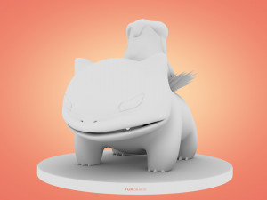 Pokemon Bulbasaur Fire Concept Modèle 3D