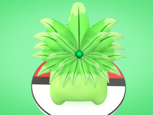 Pokemon Bulbasaur Grass Concept Model 3D
