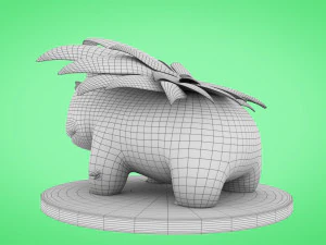 Concetto di erba Pokemon Bulbasaur Modello 3D