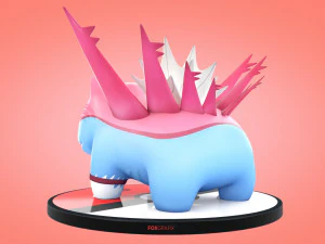 Concetto di combattimento di Pokemon Bulbasaur Modello 3D