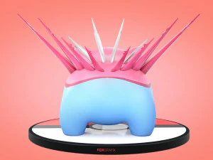 Concetto di combattimento di Pokemon Bulbasaur Modello 3D