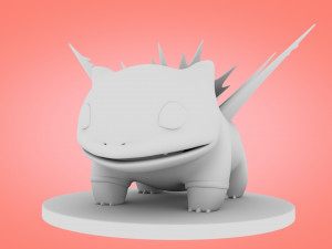 Pokemon Bulbasaur Fighting Concept Modelo 3D