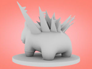 Concetto di combattimento di Pokemon Bulbasaur Modello 3D
