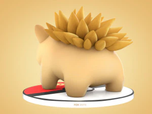 Pokemon Bulbasaur concetto terrestre Modello 3D