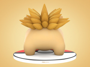 Pokemon Bulbasaur Ground Concept 3Dモデル