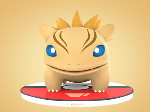 Pokemon Bulbasaur Ground Concept 3Dモデル