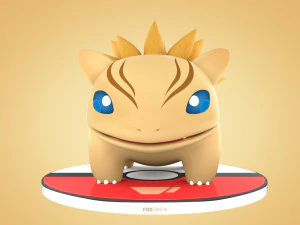 Pokemon Bulbasaur concetto terrestre Modello 3D