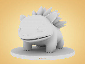 Pokemon Bulbasaur Ground Concept 3Dモデル
