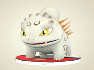 Pokemon Bulbasaur Rock Concept 3D Model