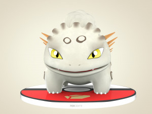 Pokemon Bulbasaur Rock Concept 3D Модель