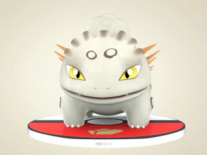 Pokemon Bulbasaur Rock Concept 3D Model