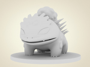Pokemon Bulbasaur Rock Concept 3D Модель