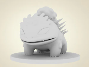 Pokemon Bulbasaur Rock Concept 3D Model