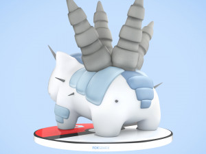 Pokemon Bulbasaur Steel Type Concept 3D 模型