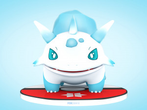 Pokemon Bulbasaur Ice Type Concept 3D 模型