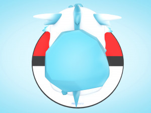 Pokemon Bulbasaur Ice Type Concept 3D 模型