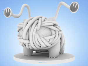 Pokemon Bulbasaur Ghost Type Concept 3D 模型