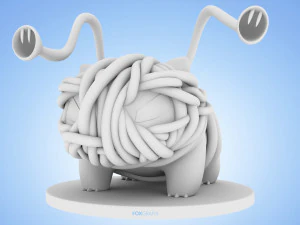 Concetto di tipo fantasma di Pokemon Bulbasaur Modello 3D