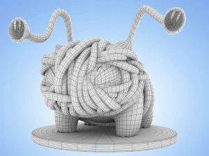 Concetto di tipo fantasma di Pokemon Bulbasaur Modello 3D