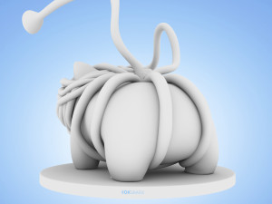 Pokemon Bulbasaur Ghost Type Concept 3D 模型