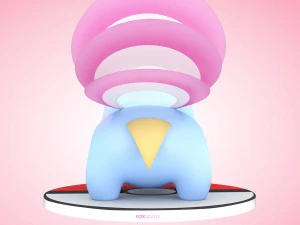 Pokemon Bulbasaur Psychic Type Concept 3D Model