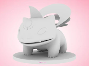 Pokemon Bulbasaur Psychic Type Concept 3D Model