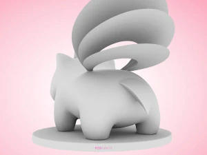 Pokemon Bulbasaur Psychic Type Concept 3D Model