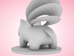 Pokemon Bulbasaur Psychic Type Concept Modelo 3D