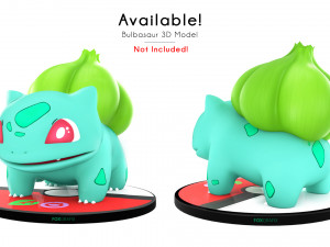 Pokemon Bulbasaur Psychic Type Concept Modelo 3D
