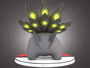 Pokemon Bulbasaur Dark Type Concept Modello 3D