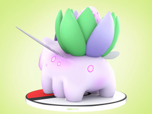 Pokemon Bulbasaur Bug Type Concept 3D Model