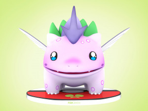 Pokemon Bulbasaur Bug Type Concept 3D Model