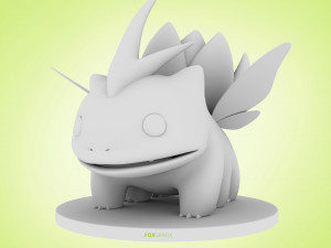 Pokemon Bulbasaur Bug Type Concept 3D Model
