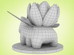 Pokemon Bulbasaur Bug Type Concept 3D Model