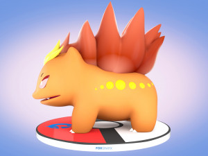 Pokemon Bulbasaur Dragon Type Concept Modelo 3D