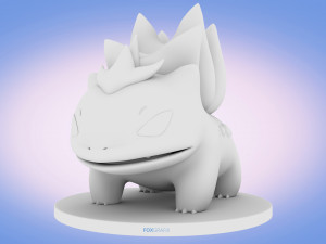 Pokemon Bulbasaur Dragon Type Concept Modelo 3D